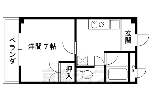 京都府京都市下京区大工町 梅小路京都西駅 1K マンション 賃貸物件詳細