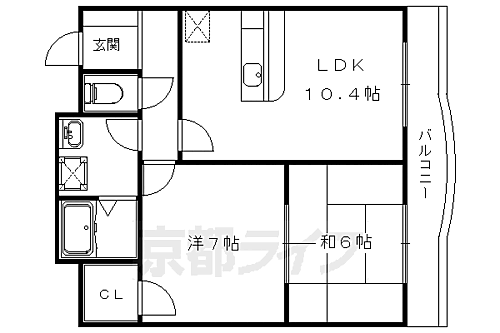 京都府京都市伏見区城通町 丹波橋駅 2LDK マンション 賃貸物件詳細