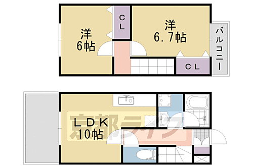 パレヴェール 1階 2LDK 賃貸物件詳細