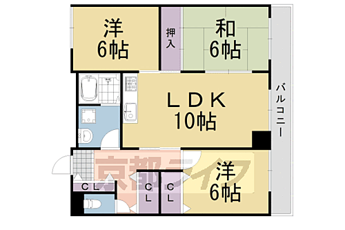 ヴェルデ洛西 4階 3LDK 賃貸物件詳細