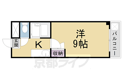 京都府京都市南区西九条大国町 十条駅 1K マンション 賃貸物件詳細