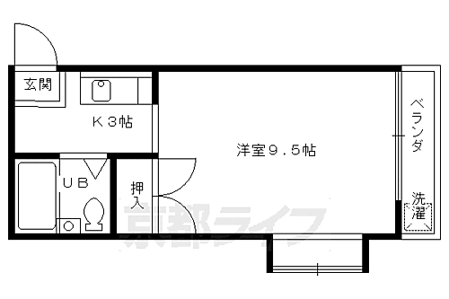 京都府京都市右京区常盤西町 太秦駅 1K アパート 賃貸物件詳細