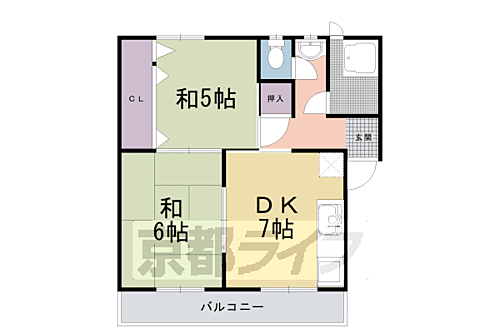 京都府京都市右京区梅津尻溝町 松尾大社駅 2DK アパート 賃貸物件詳細