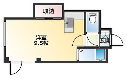 ２０ＣＰ実施中エクセレンス元町 2階 ワンルーム 賃貸物件詳細