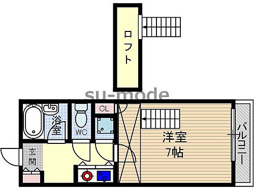 大阪府茨木市蔵垣内3丁目 千里丘駅 1K マンション 賃貸物件詳細