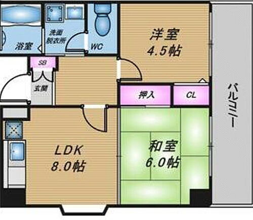 アドバンス渋川 2階 2LDK 賃貸物件詳細