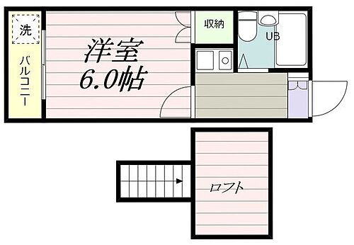 ゼフィランサス新柏 2階 1K 賃貸物件詳細