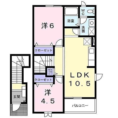 静岡県御前崎市佐倉 菊川駅 2LDK アパート 賃貸物件詳細