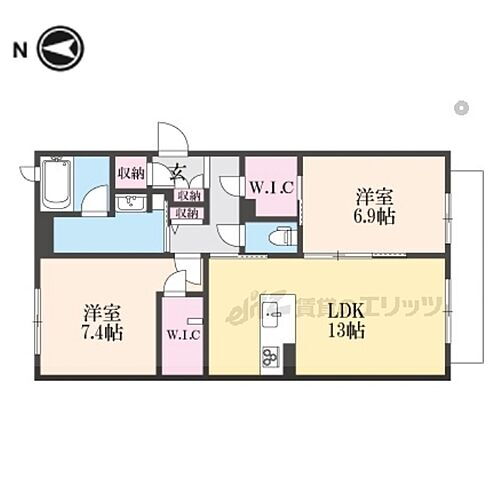 奈良県奈良市菅原町 大和西大寺駅 2LDK アパート 賃貸物件詳細
