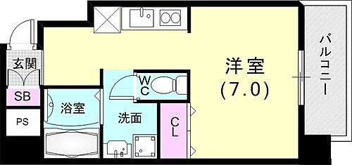 兵庫県神戸市兵庫区塚本通1丁目2-3 新開地駅 1K マンション 賃貸物件詳細