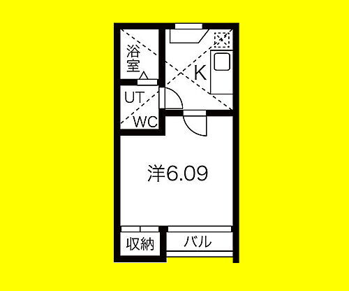 グレイス本陣 2階 1K 賃貸物件詳細