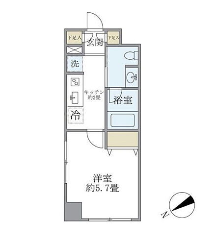 東京都世田谷区駒沢5丁目21-6 駒沢大学駅 1K マンション 賃貸物件詳細