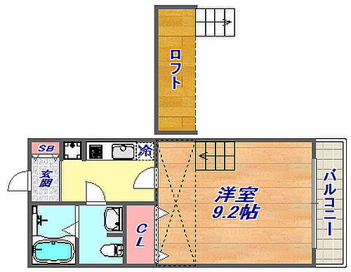 兵庫県神戸市東灘区魚崎南町1丁目 青木駅 1K アパート 賃貸物件詳細