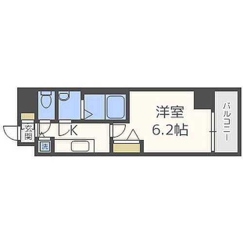 プレサンス心斎橋クオーレ 5階 1K 賃貸物件詳細