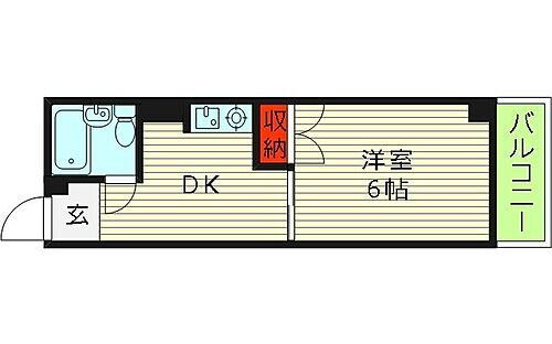 大阪府大阪市都島区中野町1丁目 京橋駅 1DK マンション 賃貸物件詳細