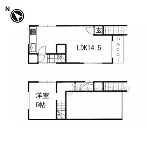 大阪府枚方市長尾家具町4丁目 長尾駅 1LDK 一戸建て 賃貸物件詳細