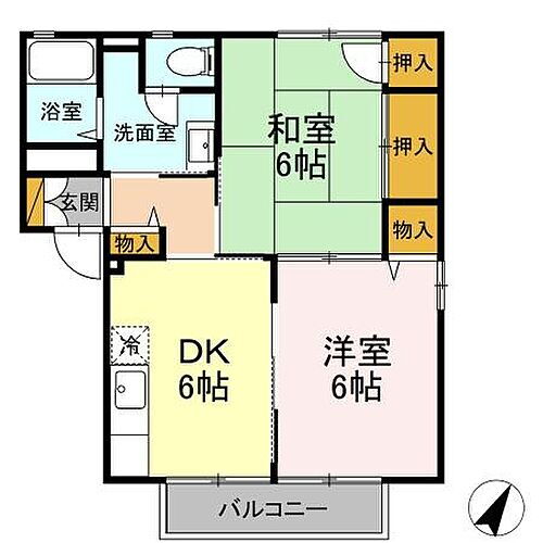 千葉県習志野市本大久保3丁目 京成大久保駅 2DK アパート 賃貸物件詳細