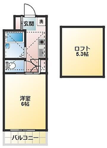 千葉県船橋市前原西7丁目 津田沼駅 1SK アパート 賃貸物件詳細