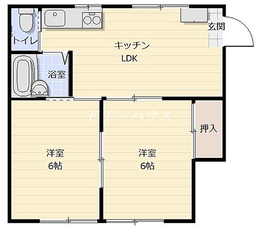 ファミリーコーポ長作 1階 2LDK 賃貸物件詳細