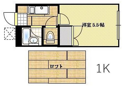 広島県福山市引野町5丁目2-22 東福山駅 1K アパート 賃貸物件詳細