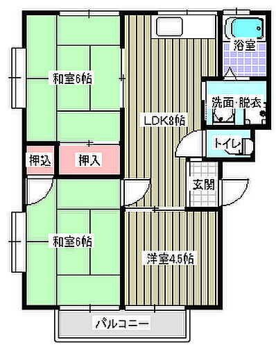 西江コーポＡ 1階 3DK 賃貸物件詳細