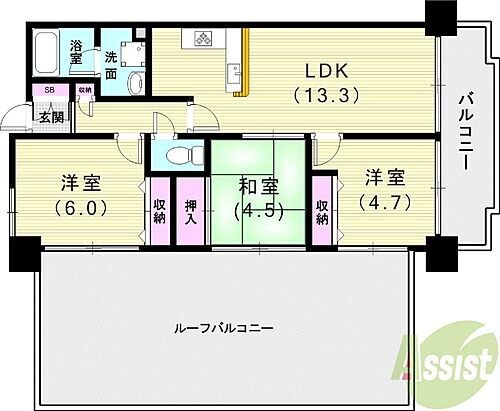 兵庫県神戸市須磨区車字獅堀 妙法寺駅 3LDK マンション 賃貸物件詳細