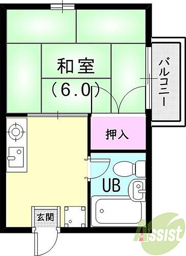 ファミール長田 1階 ワンルーム 賃貸物件詳細