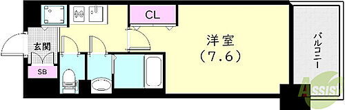 Ｌｕｘｅ神戸ＷＥＳＴ 3階 1K 賃貸物件詳細