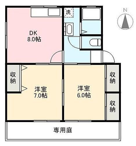 香川県高松市鬼無町是竹291-1 香西駅 2DK アパート 賃貸物件詳細