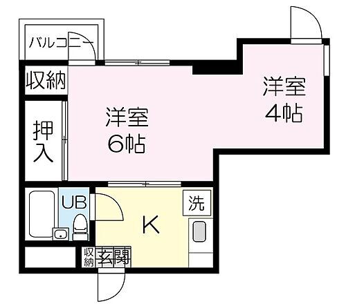 佐々木ビル 4階 2K 賃貸物件詳細