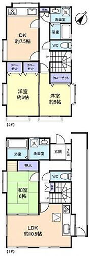 千葉県船橋市松が丘2丁目 高根木戸駅 3LDK 一戸建て 賃貸物件詳細