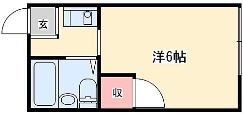 大阪府寝屋川市境橋町6-8 香里園駅 1K アパート 賃貸物件詳細