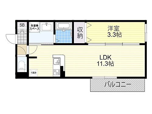 大阪府吹田市南正雀2丁目 正雀駅 1LDK アパート 賃貸物件詳細