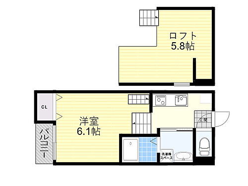 大阪府池田市石橋2丁目 石橋阪大前駅 1K アパート 賃貸物件詳細