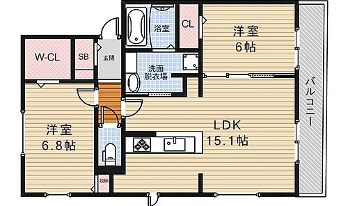 大阪府池田市畑1丁目12番1号 池田駅 2LDK アパート 賃貸物件詳細