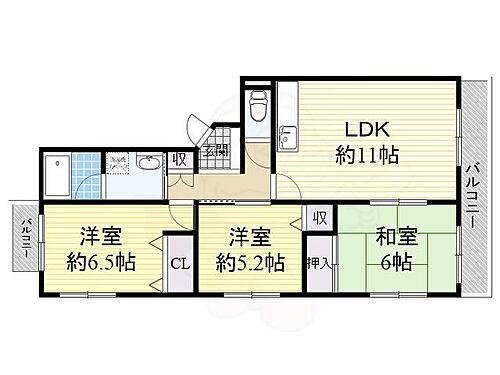 大阪府茨木市若園町 茨木市駅 3LDK マンション 賃貸物件詳細
