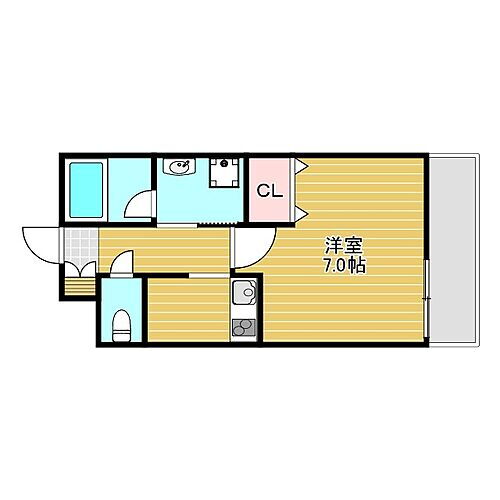 ウェルスクエア池田天神 2階 1K 賃貸物件詳細