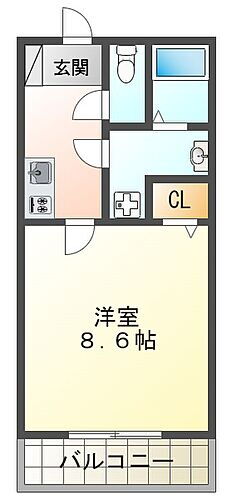 兵庫県明石市大久保町大久保町 大久保駅 1K アパート 賃貸物件詳細