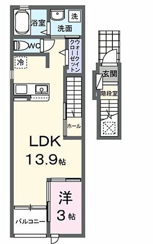 静岡県島田市稲荷4丁目 島田駅 1LDK アパート 賃貸物件詳細