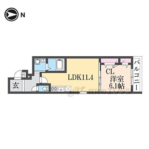 兵庫県尼崎市若王寺2丁目 塚口駅 1LDK アパート 賃貸物件詳細