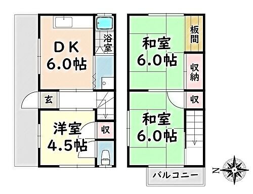 愛知県名古屋市南区元柴田東町3丁目47-2 柴田駅 3DK 一戸建て 賃貸物件詳細
