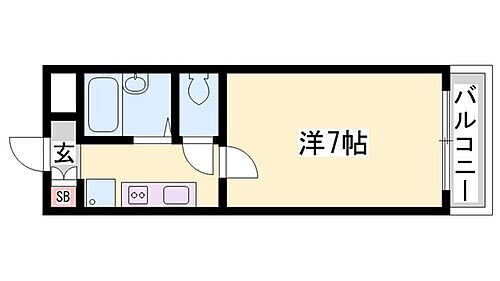 雅ガーデンハイツＮ 2階 1K 賃貸物件詳細