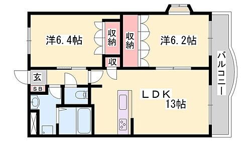 ロイヤルヒルズ青山 1階 2LDK 賃貸物件詳細