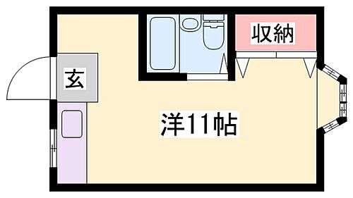 書写マンション　Ｂ棟 3階 ワンルーム 賃貸物件詳細