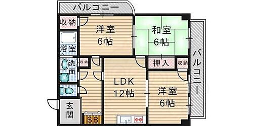 大阪府茨木市若園町 南茨木駅 3DK マンション 賃貸物件詳細