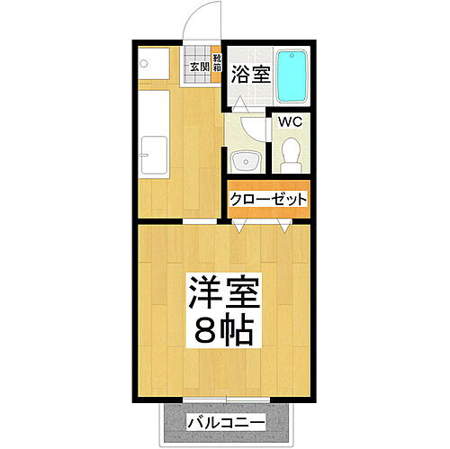 茨城県土浦市下高津4丁目 土浦駅 1K アパート 賃貸物件詳細