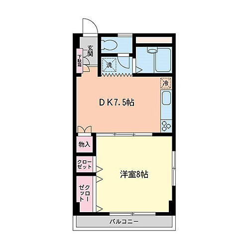 千葉県八千代市勝田台2丁目 勝田台駅 1DK アパート 賃貸物件詳細