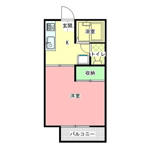 茨城県水戸市文京2丁目 水戸駅 1K アパート 賃貸物件詳細
