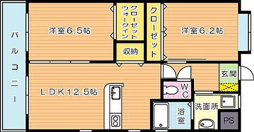 チェリーコート赤坂 3階 2LDK 賃貸物件詳細