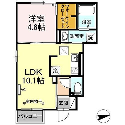 鳥取県米子市西福原8丁目14-30 後藤駅 1LDK アパート 賃貸物件詳細